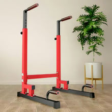 Briony Adjustable Dip Station with Push Bar